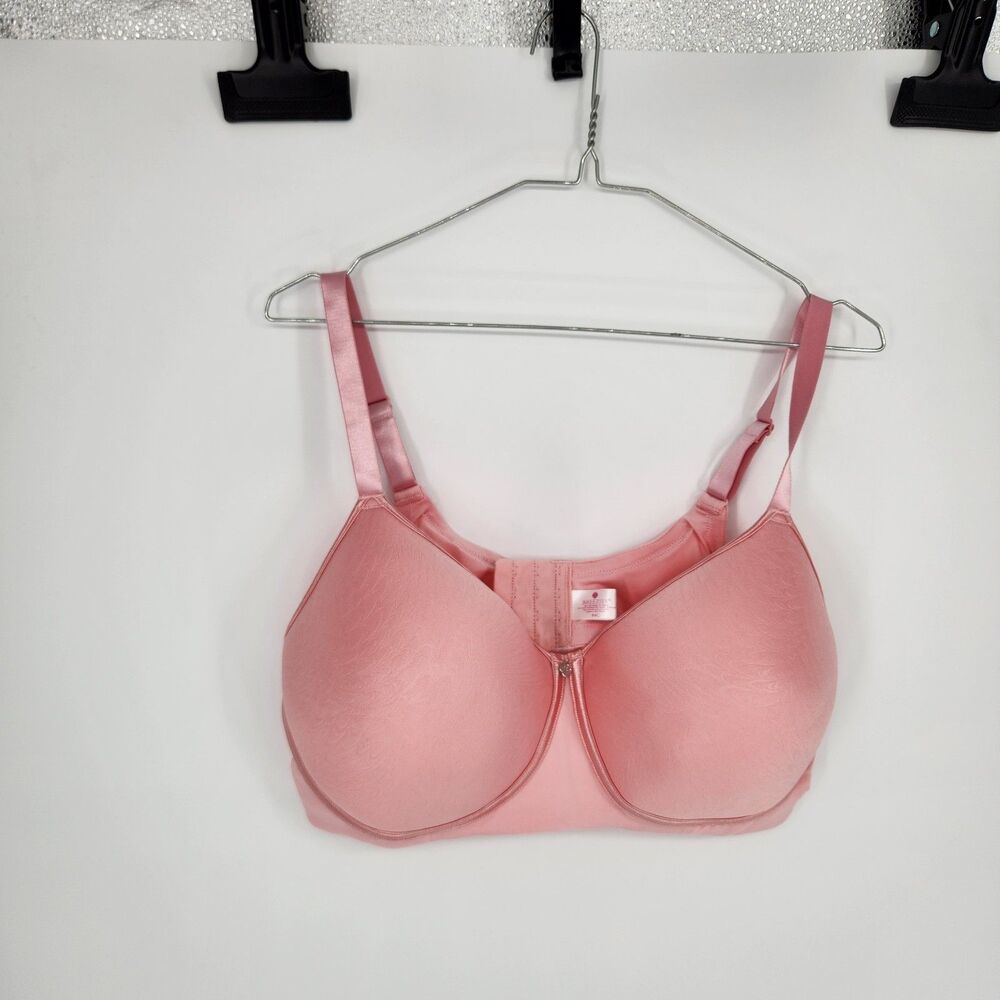 Breezies‎ 44C Peachy Pink Seamless Wire Free T-Shirt Bra NWOT
